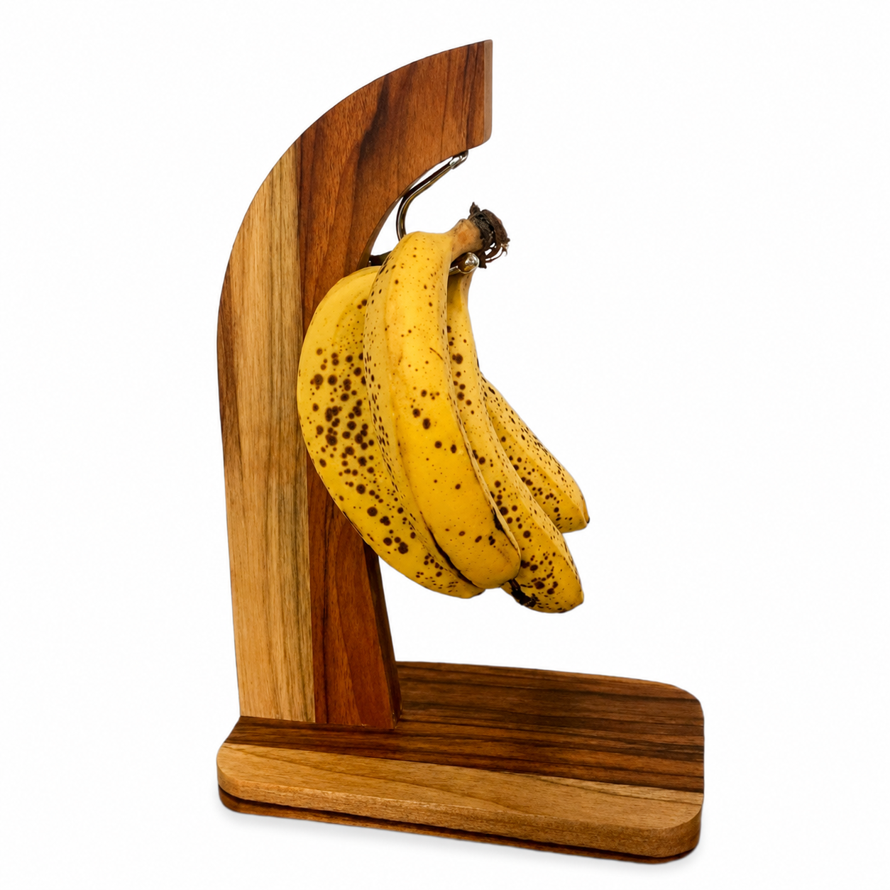 Suporte / Fruteira Para Cacho De Banana De Madeira